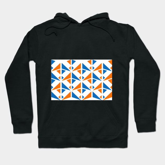 Retro Geometric Art Hoodie by piksimp